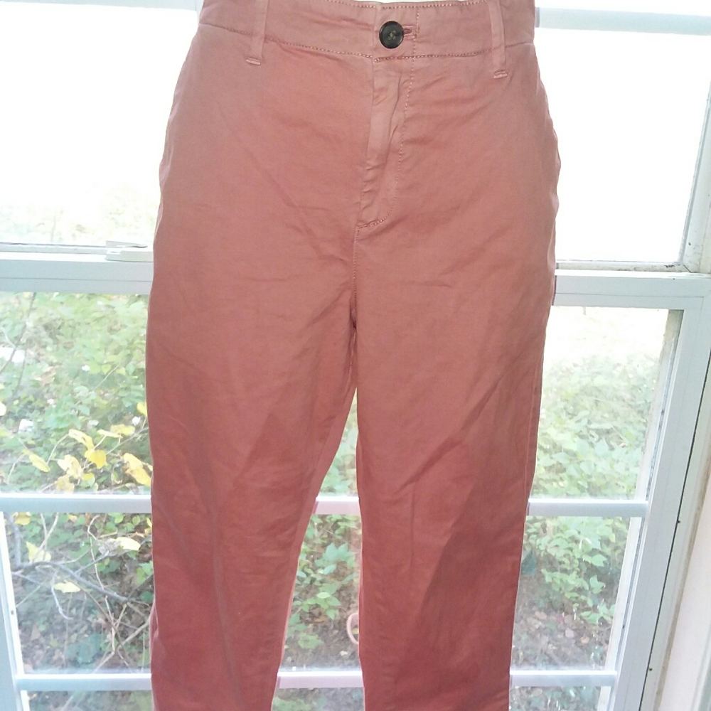 Peach Girlfriend Chino Gap Jeans sz 4 - Picture 4 of 6